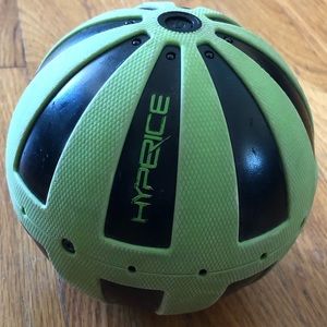 Hypersphere vibrating theragun-type ball. Multiple tiers of vibration strength